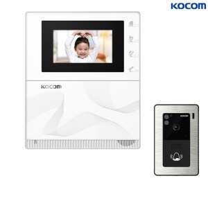 코콤 비디오폰 초인종 포함 세트 디지털 <b>인터폰</b> 교체 설치 K2S VP-43HW Y KC-94