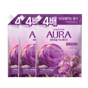 샤프란 아우라 생화캡슐 자스민머스크 리필 1.7L