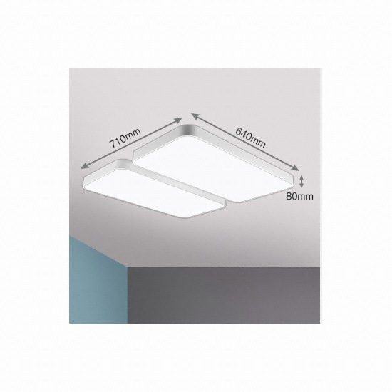 원하 LED 미러 거실등 120W_이미지