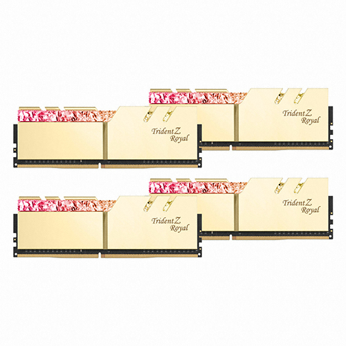 G.SKILL DDR4-3600 CL16 TRIDENT Z ROYAL C 골드 패키지 (32GB(8Gx4))