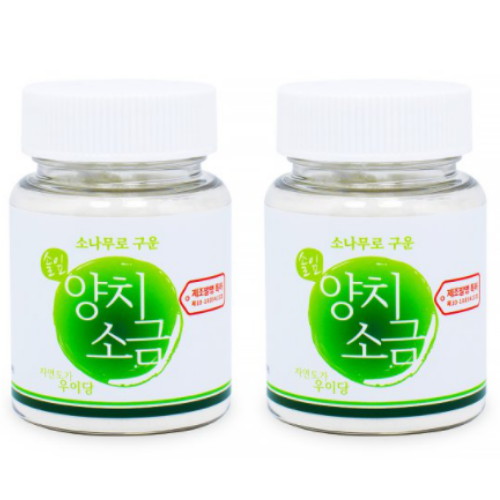 우이당 소나무로 구운 양치소금 70g (2개)_이미지