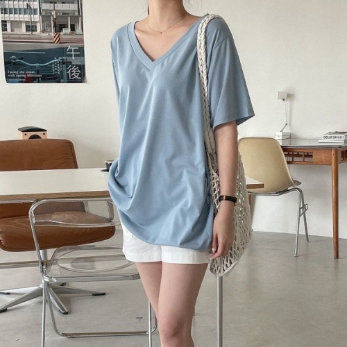 데일리브이넥반팔티 BNG971M406 빅사이즈