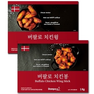 덴포 덴포 버팔로 치킨봉 1kg + 버팔로 치킨윙 1kg