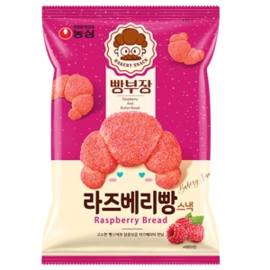 농심 빵부장 라즈베리빵 55g (16개)_이미지