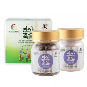 (주)인산죽염 9회 자죽염 60g 2종(분말+고체) (1개)_이미지