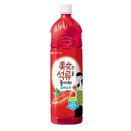  롯데칠성음료 미녀는 석류를 좋아해 1.5L [1개]