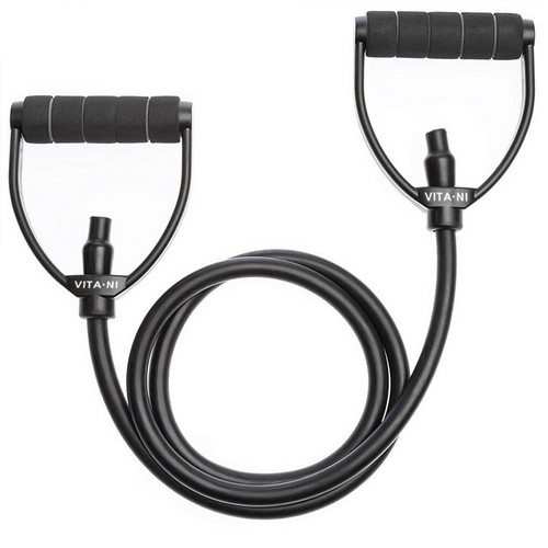 비타니 라텍스 피트니스 튜빙밴드 (30LB, 블랙)