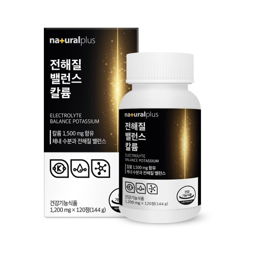 내츄럴플러스 전해질 밸런스 칼륨 120정 (5개)_이미지