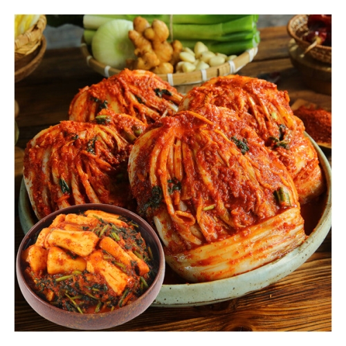 땅끝마을쌍둥이네김치 배추김치 8kg + 총각김치 2kg (1개)_이미지