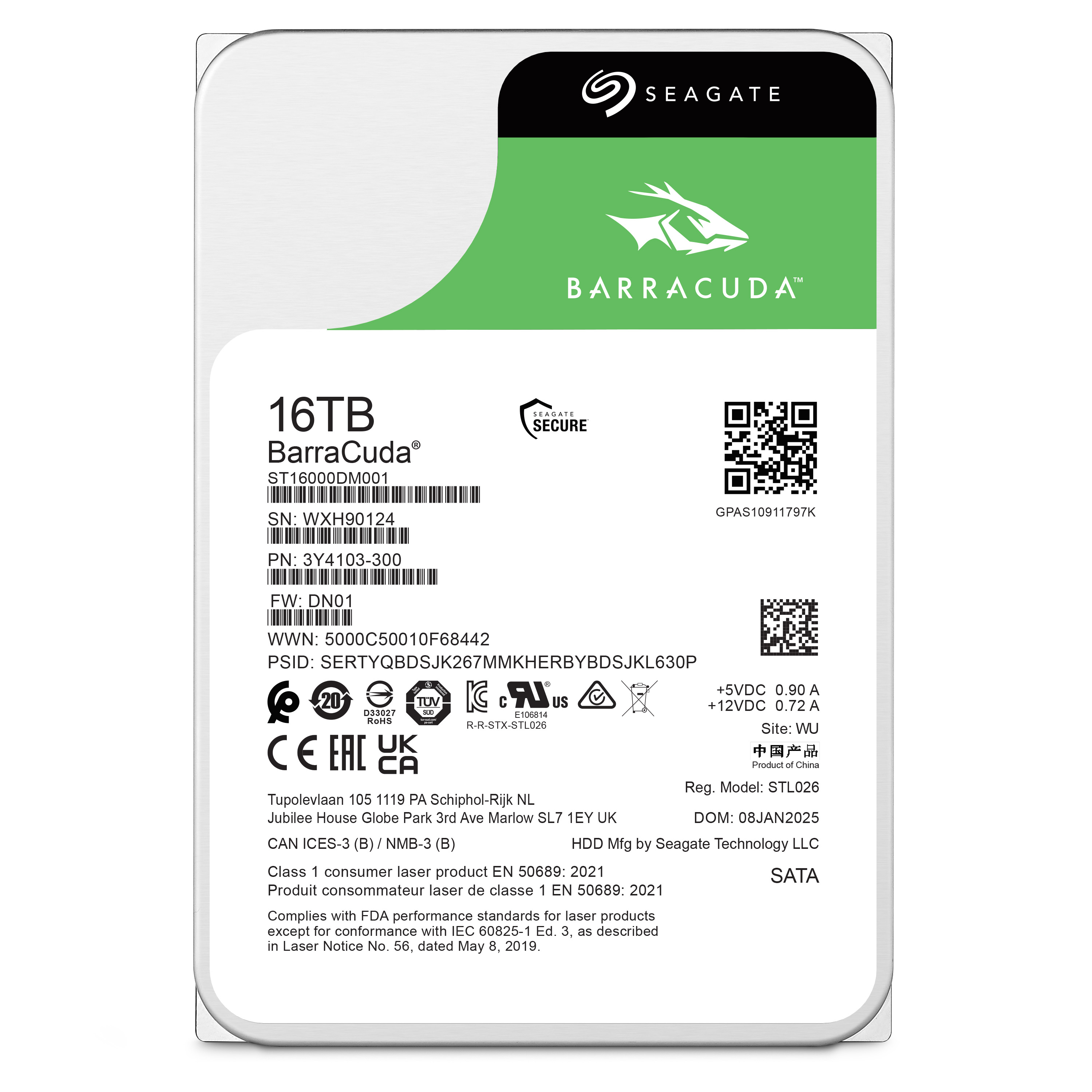Seagate BarraCuda 7200/512M (16TB, ST16000DM001)_이미지