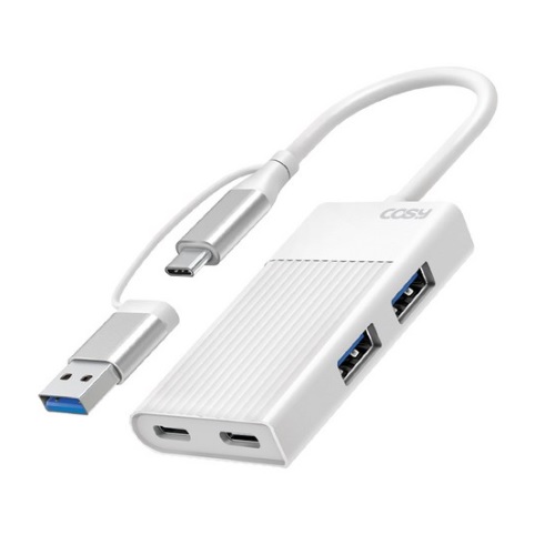 코시 UH4112CA (4포트/USB 3.0 Type A+C)_이미지