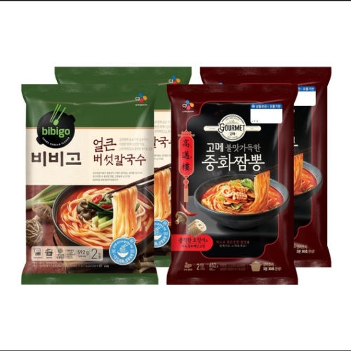 CJ제일제당 비비고 CJ 고메중화짬뽕칼국수/나가사키 골라담기_이미지