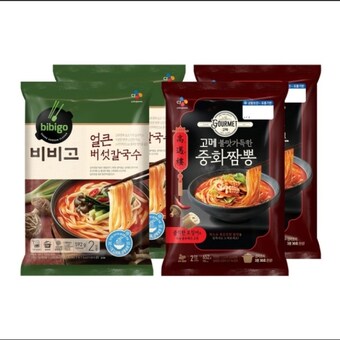 CJ제일제당 비비고 CJ 고메<b>중화</b>짬뽕칼국수/나가사키 골라담기