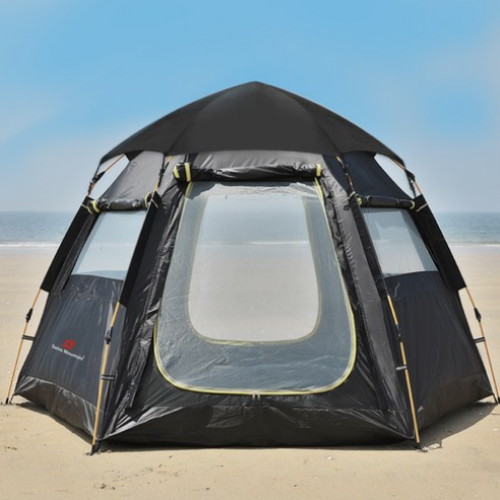 스위스마운틴 헥사돔 원터치 텐트 6인용 블랙