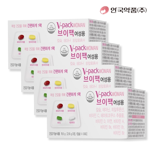 안국약품 브이팩 여성용 30포 (4개)_이미지