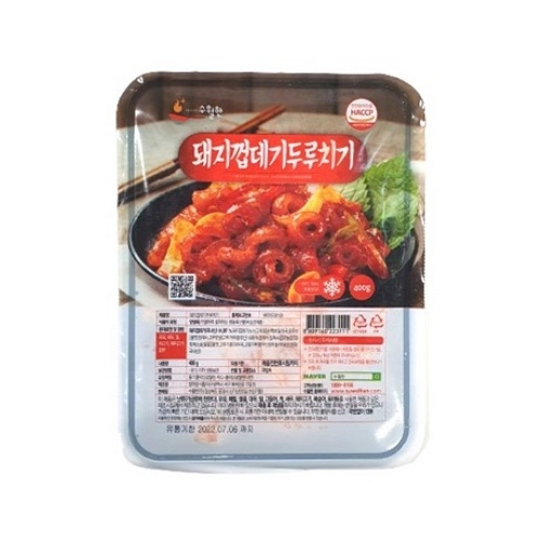 수월한 돼지껍데기 두루치기 400g (20개)