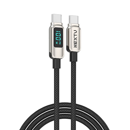 이지넷유비쿼터스 NEXTU C to C타입 100W 케이블 NEXT-CCD7120-100W (1.2m)_이미지
