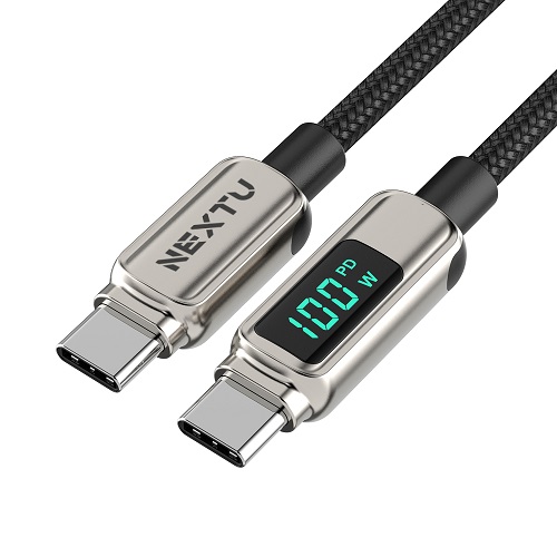 이지넷유비쿼터스 NEXTU C to C타입 100W 케이블 NEXT-CCD7120-100W (1.2m)_이미지