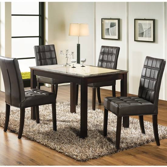 베스트리빙 캘빈에코 대리석 식탁 1150 (의자4개)