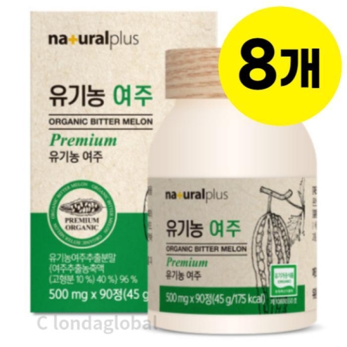 내츄럴플러스 유기농 여주 90정 (8개)_이미지