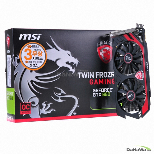 MSI 지포스 GTX660 OC D5 2GB 트윈 프로져 4 게이밍_이미지