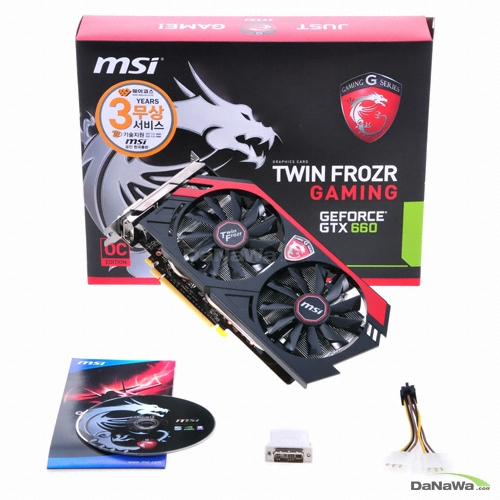 MSI 지포스 GTX660 OC D5 2GB 트윈 프로져 4 게이밍_이미지