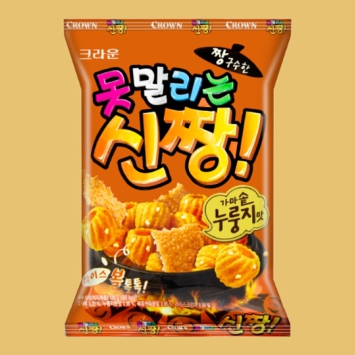 크라운제과 못말리는 신짱 가마솥누룽지맛 120g (10개)_이미지
