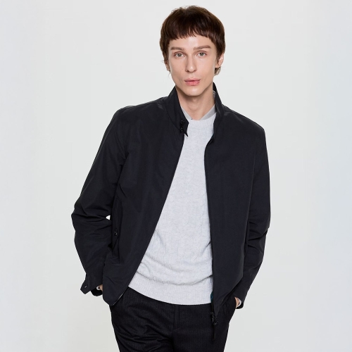 헤지스 남성  네이비 켄싱턴 헤링턴 자켓_HZJU5C302N3_이미지