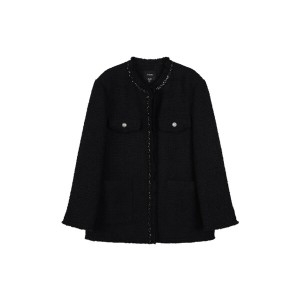 랩 LAP 수술장식 오버핏 트위드자켓 하객룩 AR4WJA65_이미지