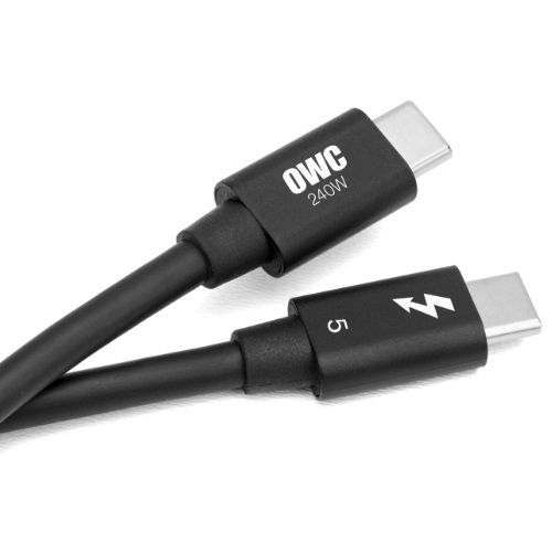 OWC  썬더볼트5 PD C to C타입 240W 케이블 위즈플랫 (1m)