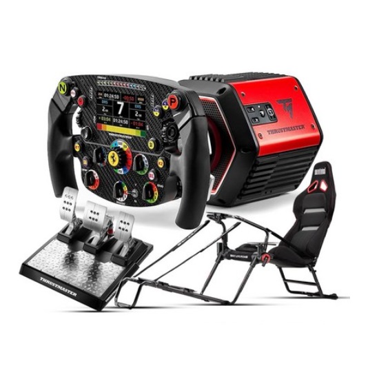 Thrustmaster T818 페라리 SF1000 에디션 레이싱 휠 (+레이싱시트,T-LCM(3페달))
