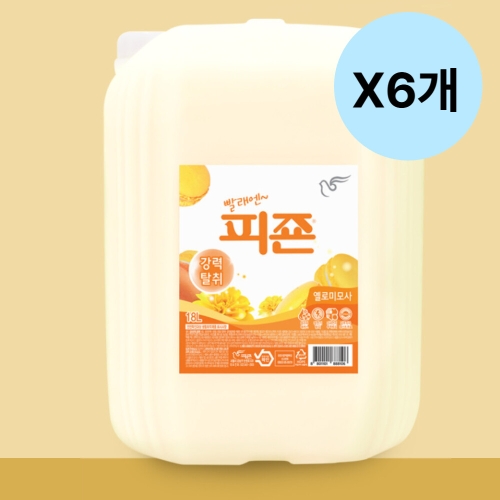 피죤 옐로미모사 18L (6개)