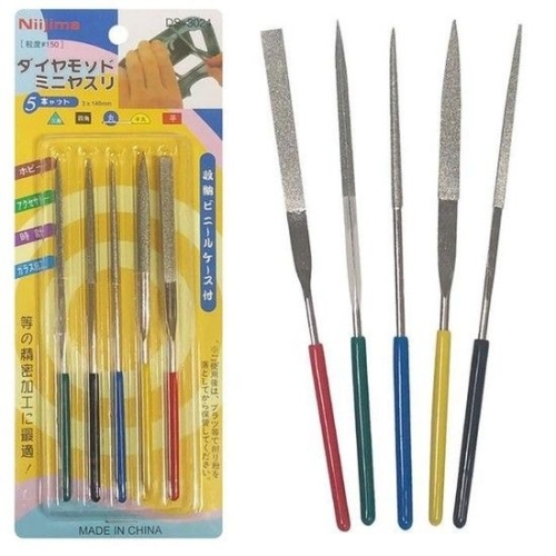 니지 다이아몬드 야스리5P DS-3024 마 연마 줄세트