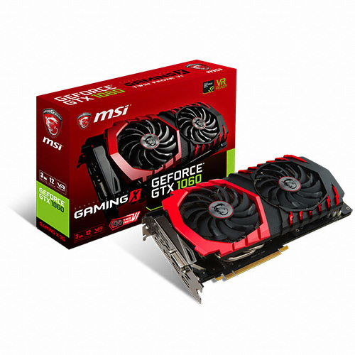 MSI 지포스 GTX1060 게이밍 X D5 3GB 트윈프로져6
