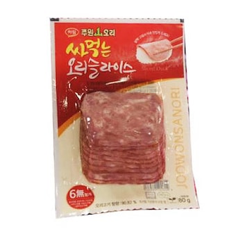 주원산<b>오리</b> 싸먹는 <b>오리</b> 슬라이스 80g