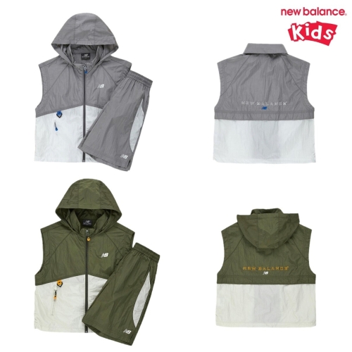 뉴발란스 뉴발란스키즈 NBSC 우븐 베스트 셋업 (NK9YG2771U)