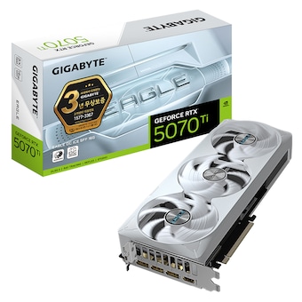 GIGABYTE 지포스 <b>RTX</b> <b>5070</b> <b>Ti</b> EAGLE OC ICE SFF D7 <b>16GB</b> 제이씨현