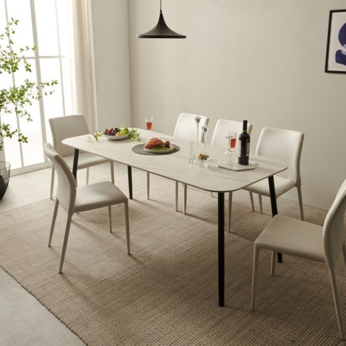 보니애가구 베로나 세라믹 식탁 1800 (의자6개)