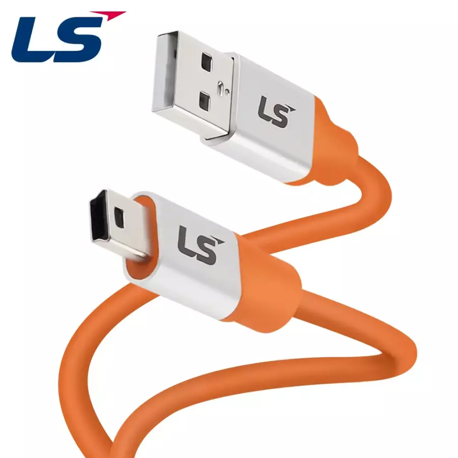 LS전선 USB 2.0 슈퍼라이프사이클 High-Flex AM-Mini 5핀 케이블 (LS-UBN-20H-030, 3m)_이미지
