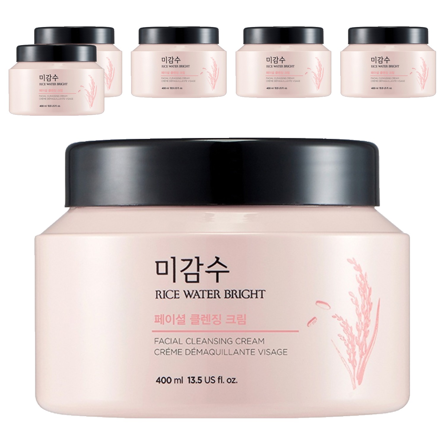 더페이스샵 미감수 브라이트 클렌징 크림 400ml (6개)_이미지