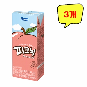 매일유업 피크닉 천도복숭아 240ml (3개)_이미지