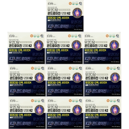 자연내림 호관원 뮤코다당 콘드로이친 1200 K2 90정 (10개)