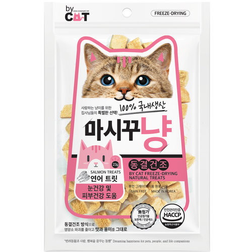 바이캣 마시꾸냥 연어 트릿 23g (1개)_이미지