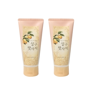 온더바디 세이 살구 스크럽 앤 클렌징 폼 120g (2개)_이미지