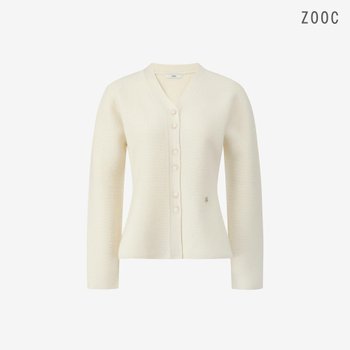 대현 ZOOC 울 100 홀가먼트 페플럼 가디건 CR_V261KSL903_이미지