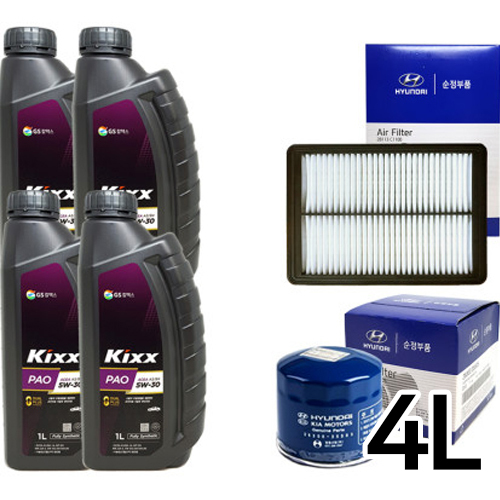 GS칼텍스 킥스 파오 A3/B4 5W30 + 순정필터 올뉴K5 2.0 CVVL 가솔린