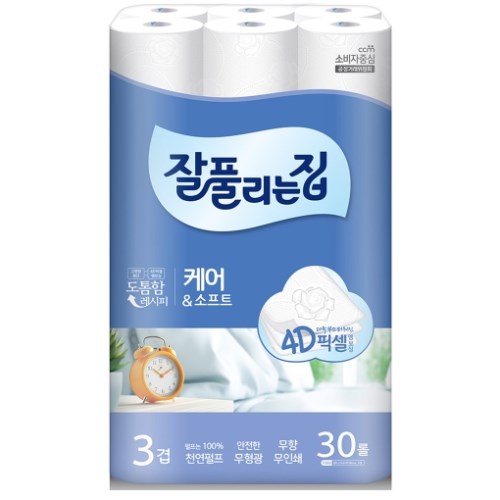 잘풀리는집 케어 앤 소프트 27m (30롤)이미지입니다. 누르면 해당 게시물로 새창이동합니다.