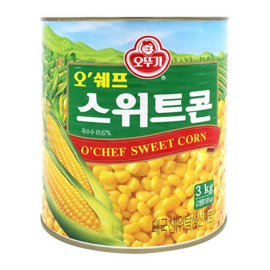 오뚜기 오쉐프 스위트콘 3kg
