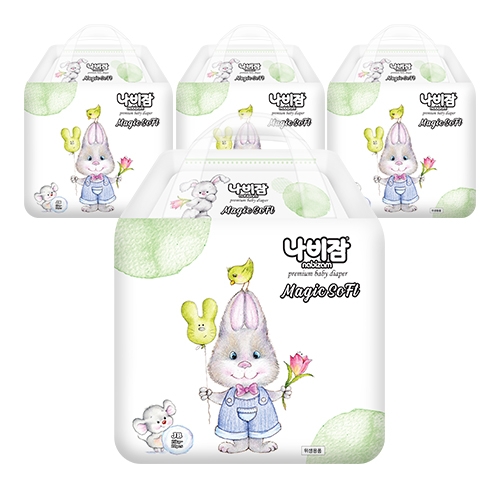 나비잠 매직소프트 밴드형 6단계 점보형-공용 (112매)