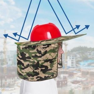 안전모 그늘막 여름 햇빛가리개 뒷목 썬블럭 땀받이 2매입